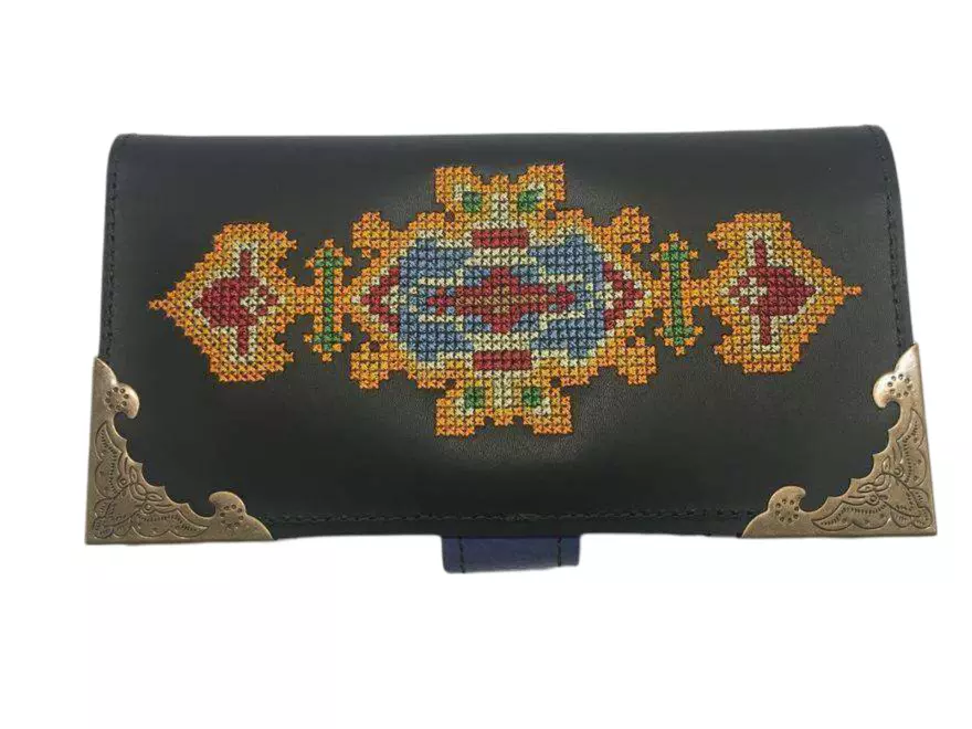 Koska_Ladies_Wallet_Embroidery_Leather_Ivelina_1