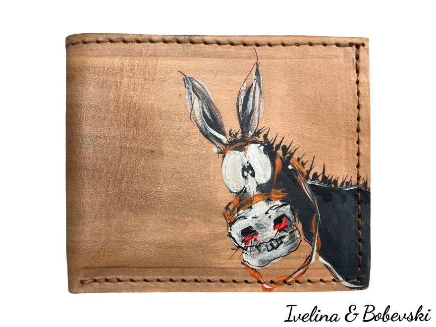 hand-painted-wallet-donkey-unisex-ivelina-bobevski-1-3