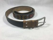 I&B Belt with embroidery 'Umor'