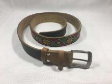I&B Belt with embroidery 'Toktu'
