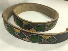 I&B Belt with embroidery 'Pagan'