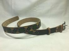 I&B Belt with embroidery 'Pagan'