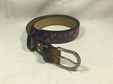 I&B Belt with embroidery 'Krum'