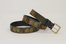Belt with embroidery 'Thrac' I