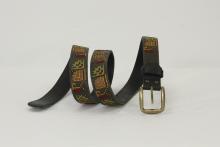 Belt with embroidery 'Thrac' X