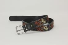 Belt with embroidery 'Horses' I