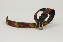Belt with embroidery 'Horses' III