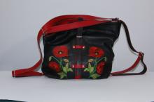 Backpack-Handbag 'Poppies' II