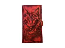 I&B Engraved ladies wallet 'Cat' V